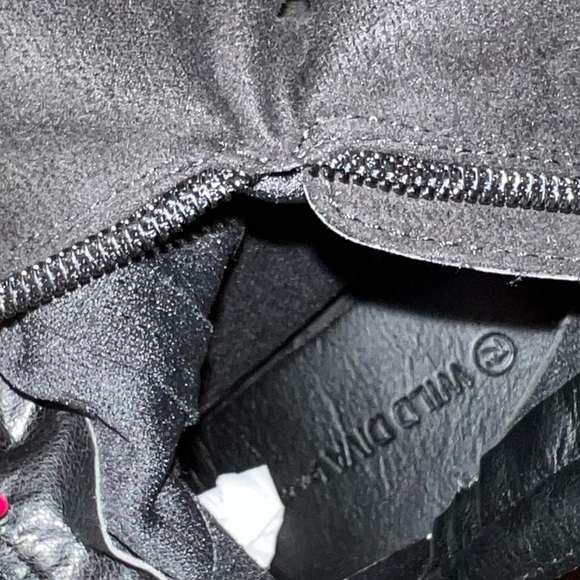 Over the knee black suede high heeled boots size 7.5 NEW - Picture 8 of 10